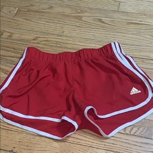 Adidas Red Sport Shorts